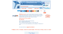 Desktop Screenshot of mtdictionary.com